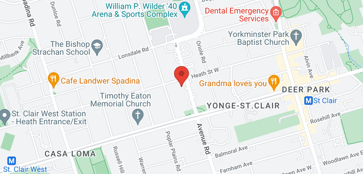 map of #707 -500 AVENUE RD